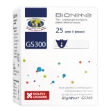 Тест-смужки для глюкометра Bionime Rightest GS 300 №25