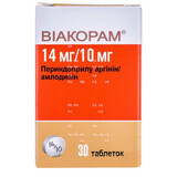 Виакорам 14 мг/10 мг табл. контейнер №30