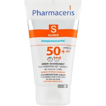 Солнцезащитный крем для лица и тела детей и новорожденных Pharmaceris S Sun Protection SPF50+ 125 мл: цены и характеристики