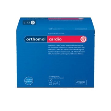 Orthomol Cardio гранулы + капсулы + таблетки здоровья сердца и сосудов 30 дней: цены и характеристики