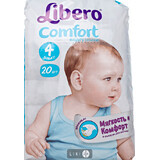 Підгузки дитячі Libero Comfort 4 Maxi 20 шт