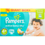 Подгузники Pampers Active Baby Maxi Plus 4+ 96 шт