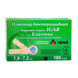 Пластырь бактерицидный Igar эластик 1,9 см х 7,2 см №100