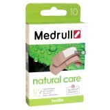 Пластырь медицинский Medrull Natural Care textile на тканевой основе 10 шт
