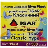 Пластырь медицинский Igar RiverPlast Классический на тканевой основе 2 см х 500 см 1 шт
