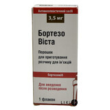 Бортезовиста пор. д/р-ра д/ин. 3,5 мг фл., коробка картон.