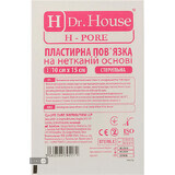 Пов'язка пластирна Dr. House H Pore стерильна неткана,10x15 см