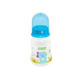Бутылочка для кормления Baby Team с талией и силиконовой соской 0+ 125 мл 1111