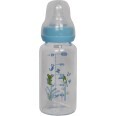 Бутылочка пластиковая для кормления Lindo Антиколиковая с силиконовой соской 150 мл