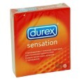 Презервативы Durex Sensation прозрачные со смазкой рельефные 3 шт