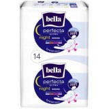 Прокладки женские гигиенические впитывающие Bella Perfecta Night Ultra Silky Drаі, 14 штук