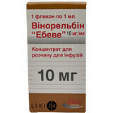 Вінорельбін "ебеве" конц. д/п інф. р-ну 10 мг фл. 1 мл