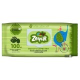 Серветки вологі Zeffir Baby з оливковою олією і вітамінами 100 шт