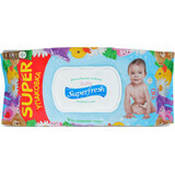 Влажные салфетки Superfresh для детей и мам с клапаном и витаминным комплексом 120 шт