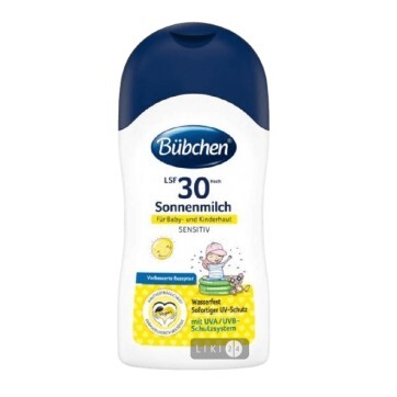 Солнцезащитное молочко Bubchen Kids SPF-30 50 мл : цены и характеристики