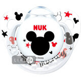 Соска-пустушка силіконова Nuk Trendline Disney Mickey ортодонтальная розмір 1 1 шт