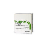 Диазепекс р-н д/ін. 5 мг/мл амп. 2 мл №10