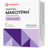 Макситран 100 мг/мл раствор для инъекций, ампулы 5 мл, №5