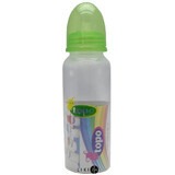 Пляшка пластмасова Topo Buono з силіконовою соскою 250 мл T001