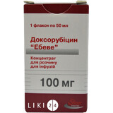 Доксорубицин "эбеве" конц. д/р-ра д/инф. 100 мг фл. 50 мл
