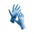 Перчатки SF Medical смотровые нитриловые нестерильные неопудренные размер 6-7 (S) бокс, №100, синий
