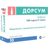 Дорсум р-н д/ін. 500 мг/5 мл амп. 5 мл №10