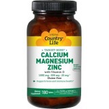 Витаминно-минеральный комплекс Country Life Cal-Mag-Zinc+Vitamin D 180 таблеток
