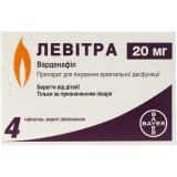 Левитра табл. п/о 20 мг блистер №4