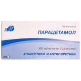 Парацетамол 325 мг таблетки, №100