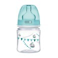 Бутылка Canpol Babies EasyStart с широким отверстием антиколикова PP Let's Celebrate синяя 120 мл