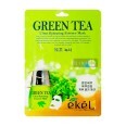 Тканевая маска Ekel с экстрактом Зеленого чая 25 мл