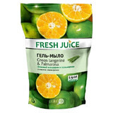 Гель-мыло Fresh Juice Green Tangerine & Palmarosa, 460 мл дой-пак