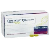 Линпарза 150 мг таблетки, покрытые пленочной оболочкой, №56