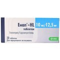 Энап-HL табл. 10 мг + 12.5 мг блистер №20