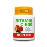 Витамин С-500 со вкусом персика таблетки 0.5 г, №30