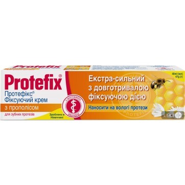 Фиксирующий крем Протефикс с прополисом, 40 мл : цены и характеристики