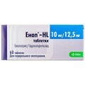 Энап-HL табл. 10 мг + 12.5 мг блистер №60