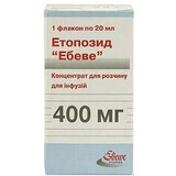 Етопозид "ебеве" конц. д/р-ну д/інф. 400 мг/20 мл фл.