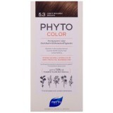 Крем-фарба Phyto Phytocolor, тон 5.3 світлий шатен золотистий, 60 мл + 40 мл