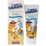 Зубна паста Pasta Del Capitano Baby Tutti-frutti для дітей від 3-х років, 75 мл