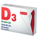 Dr. OM Витамин D3 2000 МЕ (50 мкг), 30 капсул