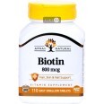 Біотин Apnas Natural 21st Century таблетки по 800 мкг №110