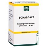 Бонабласт 1 мг/мл концентрат для розчину для інфузій, флакон, 6 мл