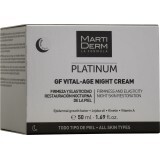 Крем для обличчя Martiderm Platinum Gf Vital Age Night Cream, нічний, 50 мл