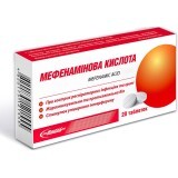 Мефенамінова кислота ФарКоС 500 мг таблетки  блістер, №20