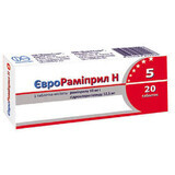 Еврорамиприл h 5 табл. 5 мг + 12,5 мг блистер №20