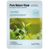 Тканевая маска Anskin Secriss Pure Nature Tea Tree Mask Pack с чайным деревом, 25 мл