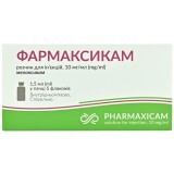 Фармаксикам р-н д/ін. 10 мг/мл фл. 1,5 мл №5
