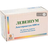Левеніум табл. в/плівк. обол. 1000 мг блістер №50