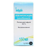 Левофлоксацин р-н д/інф. 0,5 % пляшка 150 мл